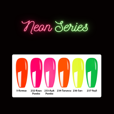 Kalıcı Oje 7,3ml Neon Serisi (6 Renk)