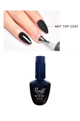 Kalıcı Oje Protez Tırnak Mat Top Coat 15ml