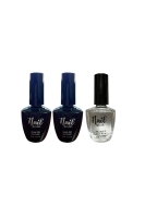 Kalıcı Oje Protez Tırnak Top Coat(no Wipe) 15ml (rubber) Base Coat 15ml (air Dry)primer 15ml