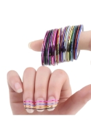 Nail Master 10'lu Şerit Bant, Tırnak Süsleme, Desen Verme, Nail Art