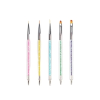 Nail Master Fırçalı Tırnak Süsleme Desen Seti Dot Kalemi 5'Li Tırnak Boyama Nail Art