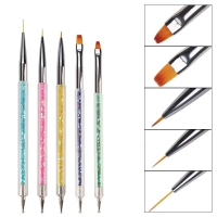 Nail Master Fırçalı Tırnak Süsleme Desen Seti Dot Kalemi 5'Li Tırnak Boyama Nail Art