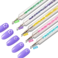 Nail Master Fırçalı Tırnak Süsleme Desen Seti Dot Kalemi 5'Li Tırnak Boyama Nail Art