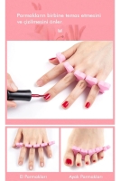 Nail Master Parmak Ayırıcı El Ayak Aparatı Tırnak Oje Boyama Süsleme