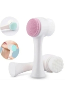 Nail Master Yüz Temizleme Fırçası Çift Taraflı Peeling Arındırıcı Silikon Masaj Yüz Yıkama