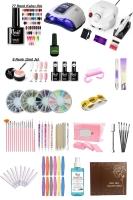 Profesyonel Salon Kalıcı Oje Protez Tırnak Süsleme Full Set