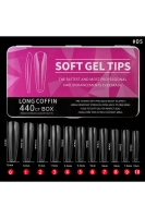 Soft Jel Tips Protez Tırnak Tips Uzatma Yeni Nesil 